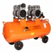 Bisonte SC024-100 direktmeghajtású, csendes, olajmentes kompresszor (8bar 100liter 2x850W)