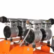 Bisonte SC024-100 direktmeghajtású, csendes, olajmentes kompresszor (8bar 100liter 2x850W)