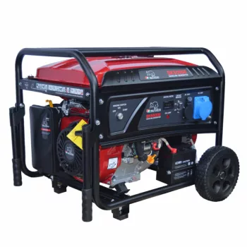   Bisonte SK5000E áramfejlesztő, max. teljesítmény 4,8 kW, 230V, AVR, benzinmotor
