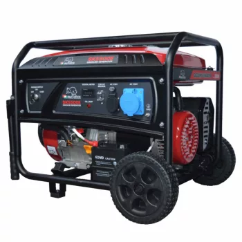   Bisonte SK5500E áramfejlesztő, maximális teljesítmény. 5,5 kW, 230V, AVR, benzinmotor