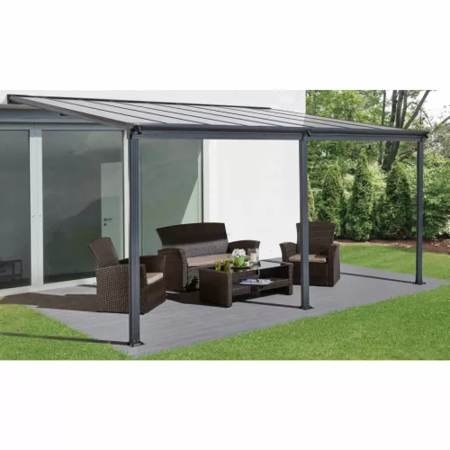 RIWALL PRO alumínium pergola 5 x3m , antracit, RMPP 16x10 