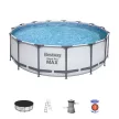 Bestway Calabria fémvázas medence szett vízforgatóval 457 x 122 cm  