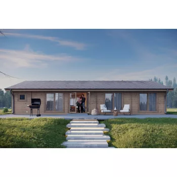 Timber Catalan faház 125 m2, 44 mm