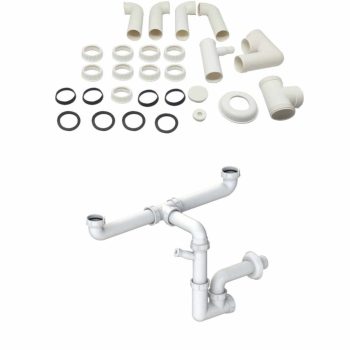 ELLECI - Szifonszett kétutas mosogatóhoz