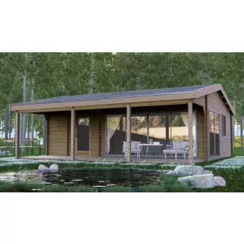 Timber Duero faház 64 m2, 44 mm