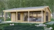 Timber Duero faház 64 m2, 44 mm
