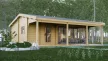 Timber Duero faház 64 m2, 44 mm