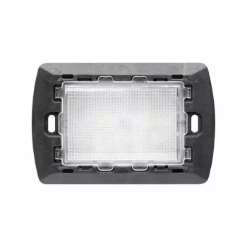 LED EMERGENCY LIGHT FLUSH MOUNTING 3 MODULES WHITE