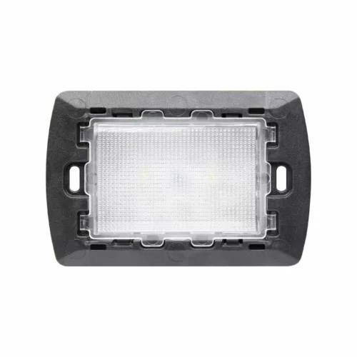 LED EMERGENCY LIGHT FLUSH MOUNTING 3 MODULES WHITE