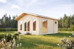 Timber Escur  faház 21 m2, 44 mm