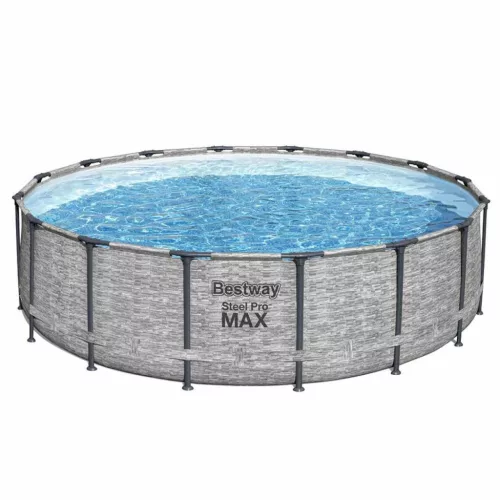 BESTWAY MONTEGO kőhatású fémvázas medence szett 488 cm x 122 cm, FFA 512