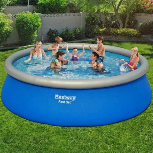 BESTWAY Palermo Medenceszett, puhafalú, vízforgatóval, 4,57 x 1,22 m, FFA 640