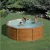 GRE  Fémfalas medence 4,6 x1,2 m, Pontaqua Wood D