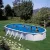 PONTAQUA WHITE STAR 9,15x4,70x1,32m ovális merevfalú medence, FFA 764 