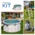 PONTAQUA KIT NORDIC kerek fémfalas családi medence szett 460 x 120 cm , FFA_858