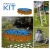 PONTAQUA KIT WOOD fémfalas családi medence szett 610 x 375 x 120 cm 