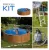 PONTAQUA KIT WOOD kerek fémfalas családi medence szett 4,6 x 1,2 m,  FFA_867