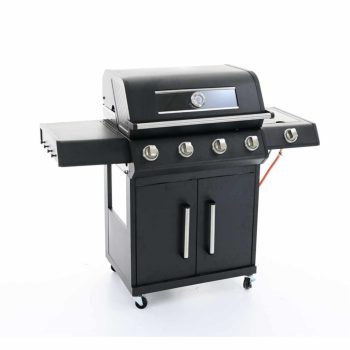   RIWALL PRO prémium gázüzemű grillsütő 17 kW, 4+1 gázégővel RGG 41 EXL