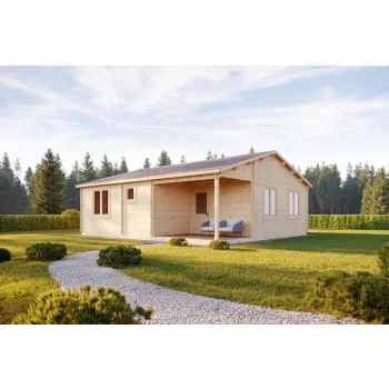 Timber Genil faház 72 m2, 44 mm