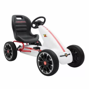 HECHT Pedálos gokart Abarth white 3-7 éves korig