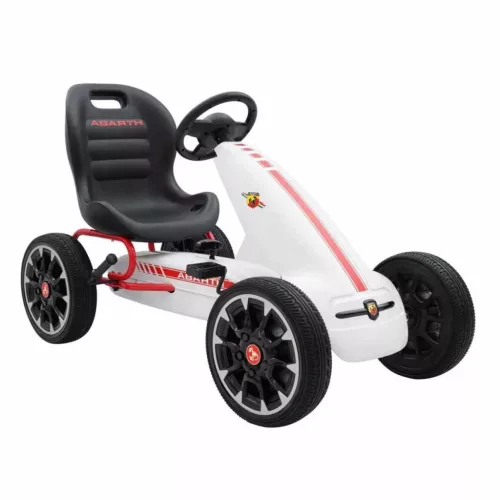 HECHT Pedálos gokart Abarth white 3-7 éves korig