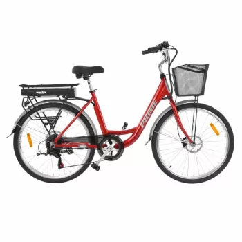 HECHT Elektromos kerékpár+kosár, PRIME RED