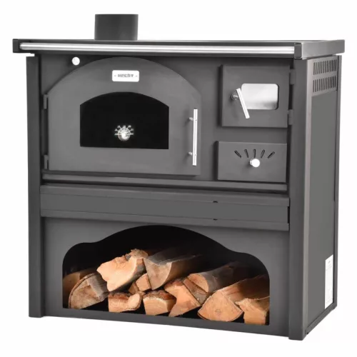 HECHT Vulcanus grey kandalló sütővel