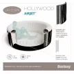 BESTWAY Lay-Z-Spa masszázsmedence Hollywood AirJet 196 cm x 66 cm HMC 031