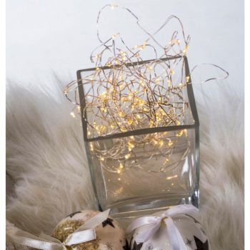   TÜNDÉRFÉNY Dekorfüzér  meleg fehér, 10 m, 100 égő, KDE 211