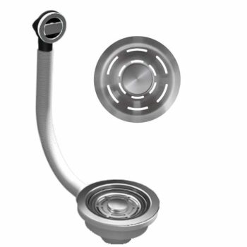   ELLECI - FLOW-PRO szűrő és túlfolyó egymedencés mosogatókhoz inox