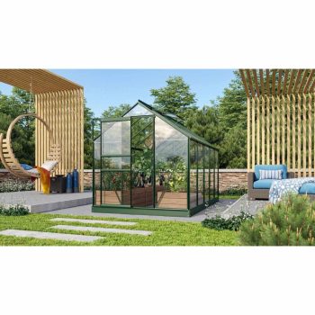   üvegház VITAVIA VENUS 6200 tiszta üveg 3 mm zöld színű LG1033