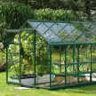 üvegház VITAVIA VENUS 6200 tiszta üveg 3 mm zöld színű LG1033