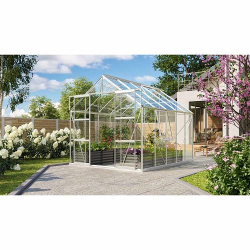 üvegház VITAVIA URANUS 8300 tiszta üveg 3 mm ezüst színű LG1036