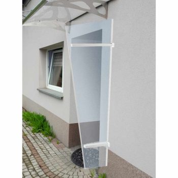   univerzális oldalfal a tetőhöz LANITPLAST UNI fehér / PLEXI