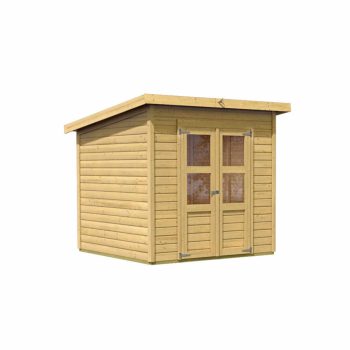  fából készült kerti ház KARIBU MERSEBURG 4 (68154) natur LG1746