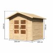 fából készült kerti ház KARIBU TALKAU 3 (83335) natur LG1772