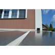 alumínium pergola LANITPLAST WALL 43 fehér + bronz PC