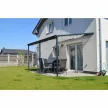 alumínium pergola LANITPLAST WALL 53 antracit + bronz PC