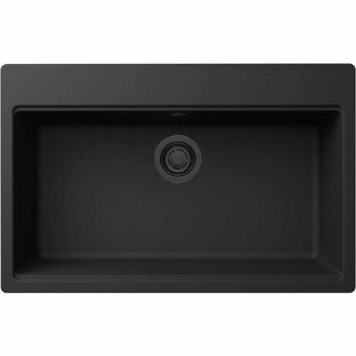 ELLECI - Mosogatótálca Time 130 G40 Nero fekete tartozékokkal