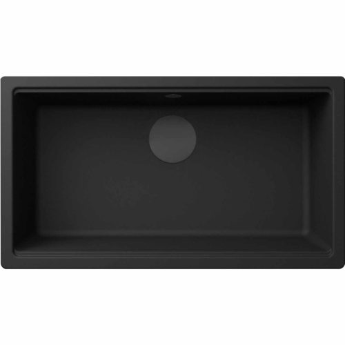 ELLECI- Mosogatótálca Time 130 UM aláépíthető 79x51 Granitek 1m. Nero G40 fekete tartozékokkal