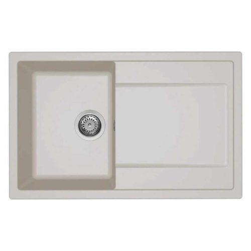 ELLECI- Mosogatótálca Life 300 79x50 Granitek 1m.+cseppt. Bianco Soft G39