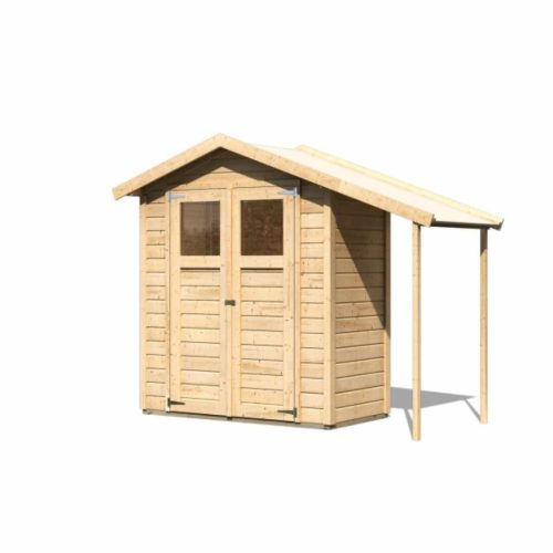 fából készült kerti ház KARIBU DANA (23485) natur