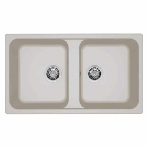 ELLECI- Mosogatótálca Life 450 86x50 Granitek 2m. Bianco soft G39