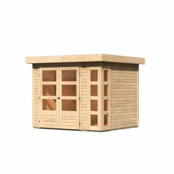   fából készült kerti ház KARIBU KERKO 3 (82926) natur LG2948