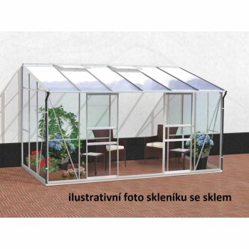 üvegház VITAVIA IDA 7800 PC 6 mm ezüst színű LG302