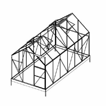   tartalék üveg az üvegházhoz LANITPLAST PLUGIN 6x12 PC 4 mm LG3055