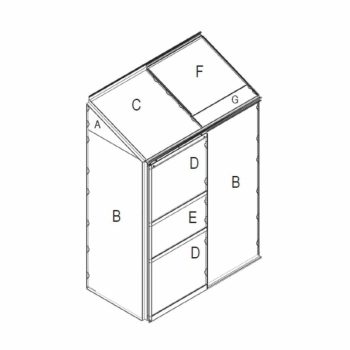 üvegház csereüvegezése VITAVIA IDA 900 PC 4 mm LG3075