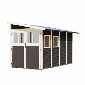   fából készült kerti ház KARIBU WANDLITZ 4 (73074) terragrau LG3092