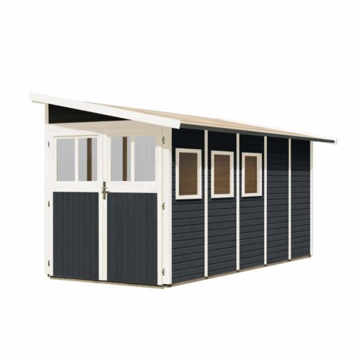 fából készült kerti ház KARIBU WANDLITZ 5 (38751) antracit LG3095