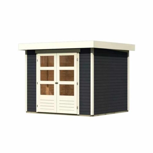 fából készült kerti ház KARIBU ASKOLA 3 (38649) antracit LG3226